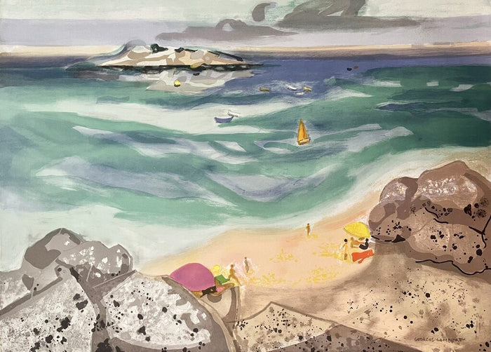 Au bord de l'océan de Georges Lambert, vers 1975