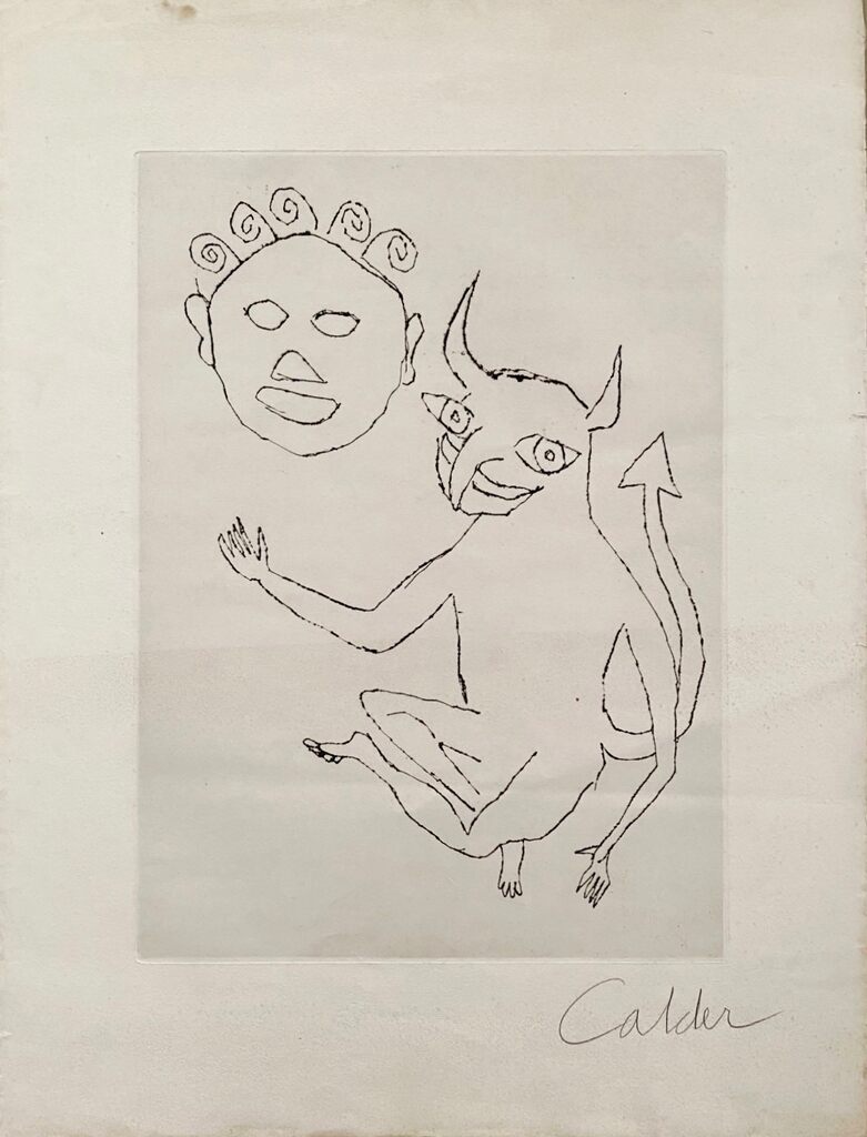 Santa Claus VIII by Alexander Calder, 1974