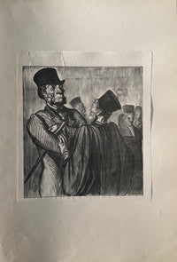 Court Scene by Honoré Daumier, 1918 (view 2)