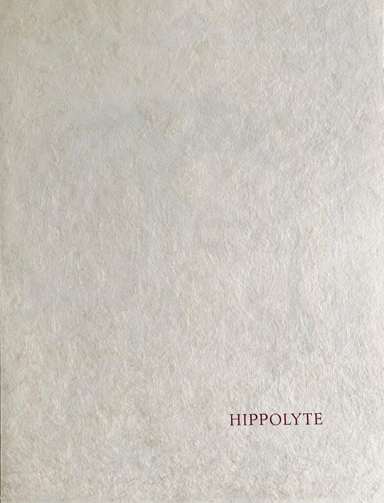 Hippolyte (Hippolytus of Athens) de Czanara, 1973 (vue 3)