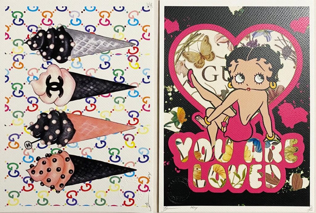 Icecream & Betty Boop by Death NYC, 2024