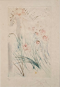 The Beloved Feeds Among The Lilies de Salvador Dalí, 1971 (vue 2)