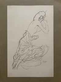 Reclining nude de Gustav Klimt, 1922