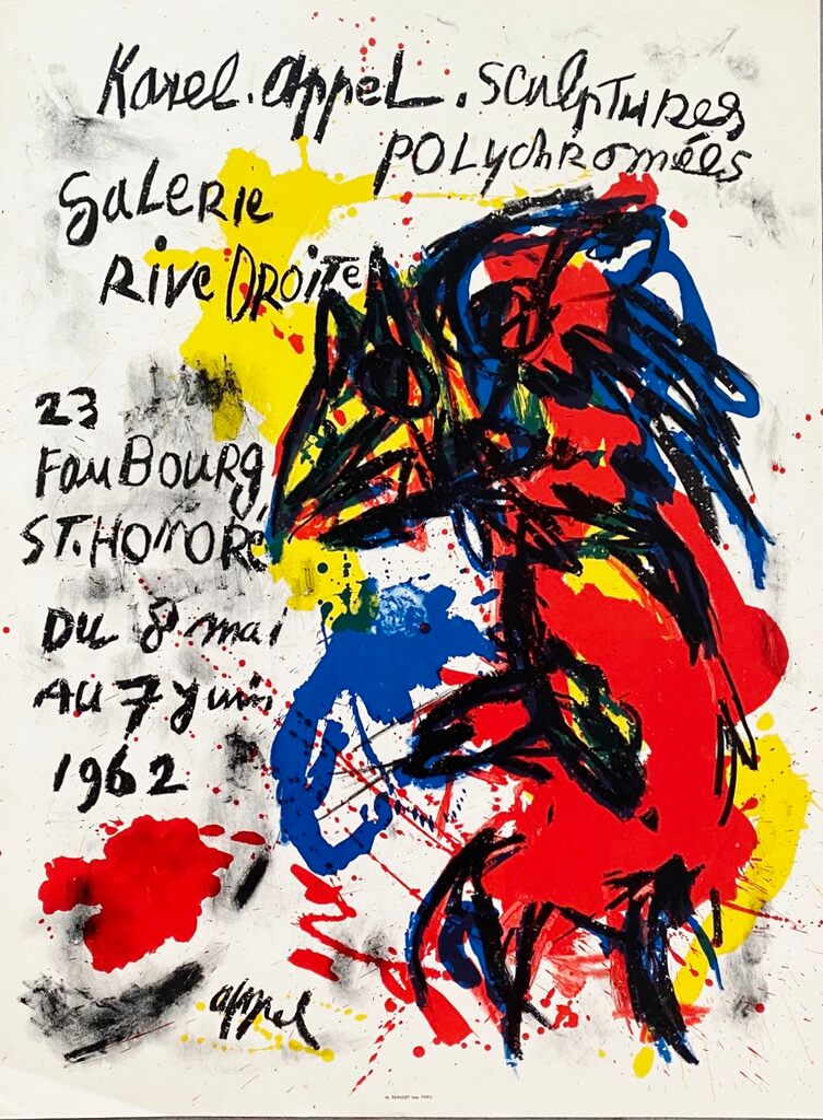 Sculptures Polychromes by Karel Appel, 1962