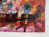 Les Cygnes sauvages (The Wild Swans) by Theo Tobiasse, 1978 (view 3)