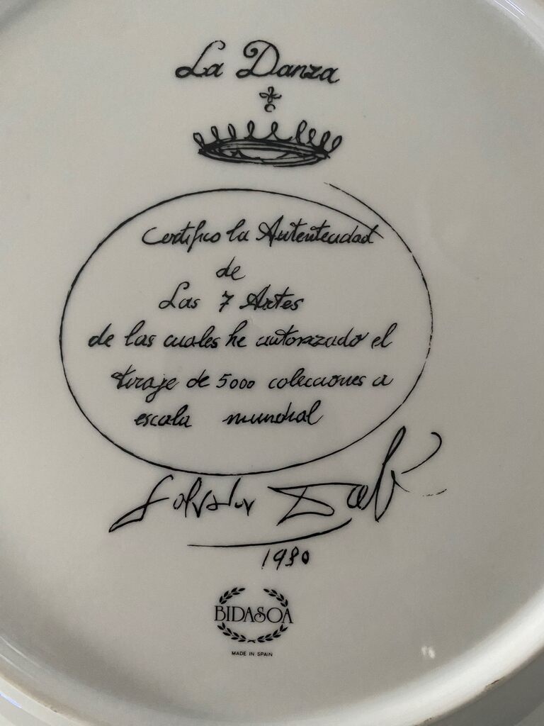 La Danza & La Escultura de Salvador Dalí, 1980 (vue 3)