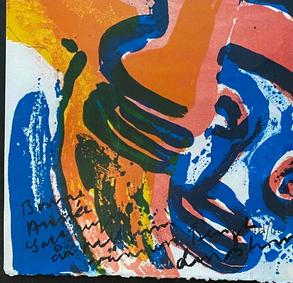Carte de vœux by Bengt Lindström, c. 1980 (view 2)