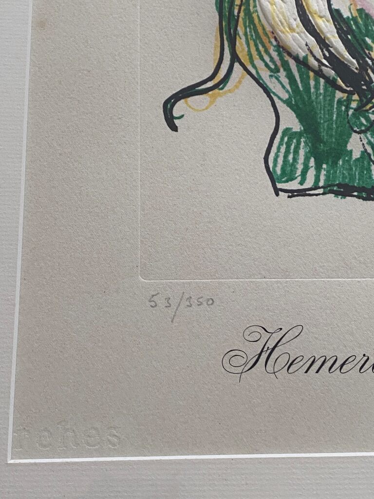 Hemerocallis thumbergü elephant furiosa de Salvador Dalí, 1972 (vue 2)