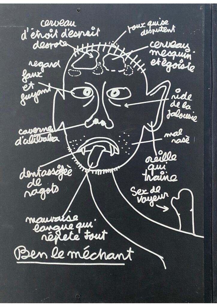 Pardonnez-moi mes offenses comme je vous pardonne les votres by Ben Vautier, 1984-1990 (view 2)