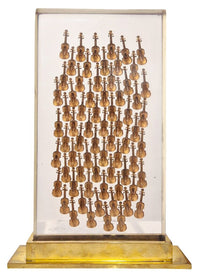 100 Violins by Arman, 2004 (view 3)