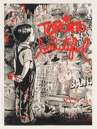 Toronto Is Beautiful (Red) by Mr. Brainwash, 2019