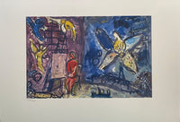 Abraham et les trois Anges N°13 & Le songe de Jacob N°18 de Marc Chagall, 1986 (vue 3)