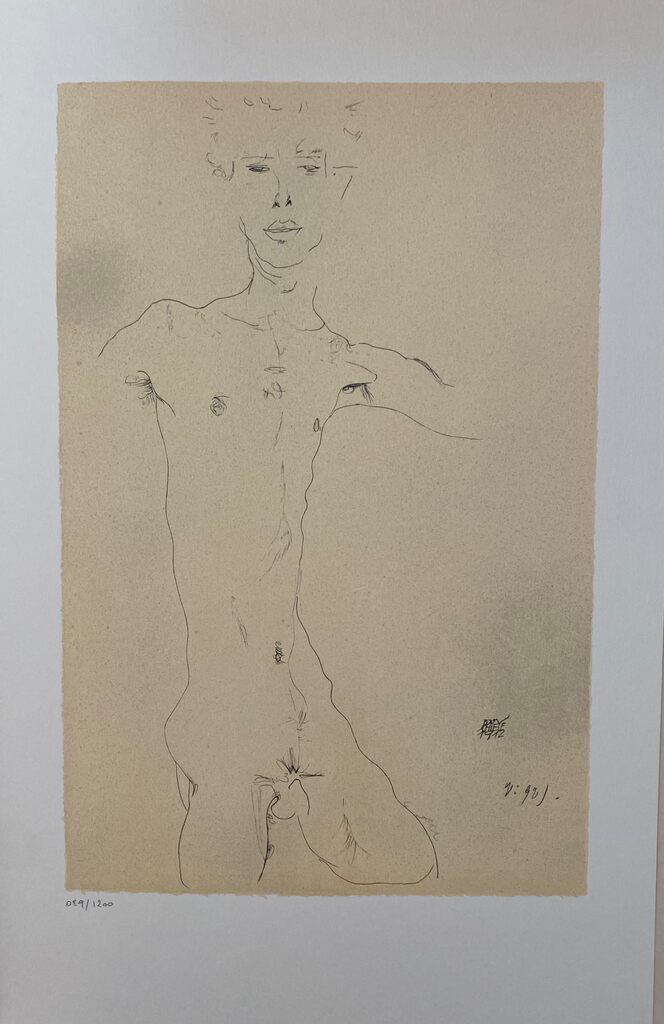 Standing Male Nude d'Egon Schiele, 2007