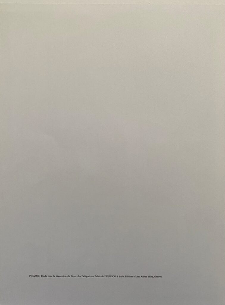 La chute d'icare de Pablo Picasso, 1972 (vue 2)