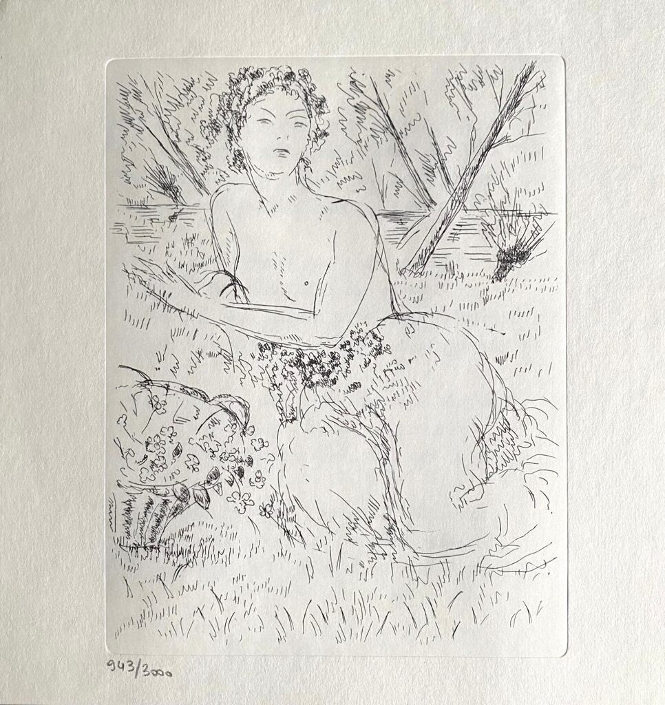 Comme une belle fleur... d'André Dunoyer de Segonzac, 1969