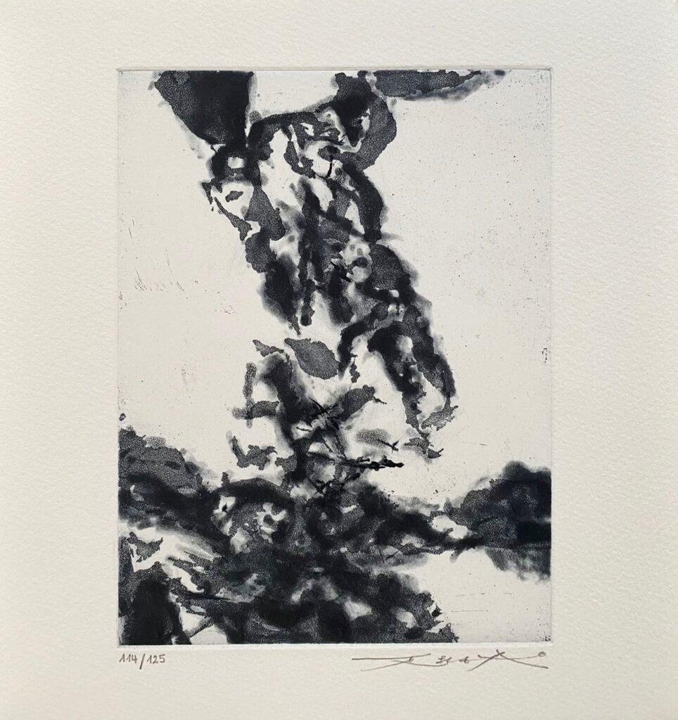Le prophète de Zao Wou-Ki 趙無極, 1992