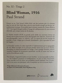 Blind Woman by Paul Strand, 1916 (view 3)
