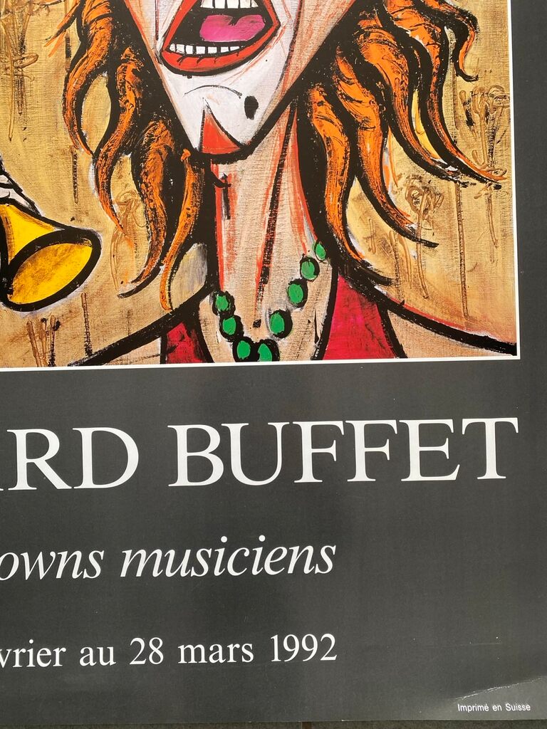 Les clowns musiciens by Bernard Buffet, 1992 (view 2)