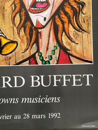 Les clowns musiciens by Bernard Buffet, 1992 (view 2)