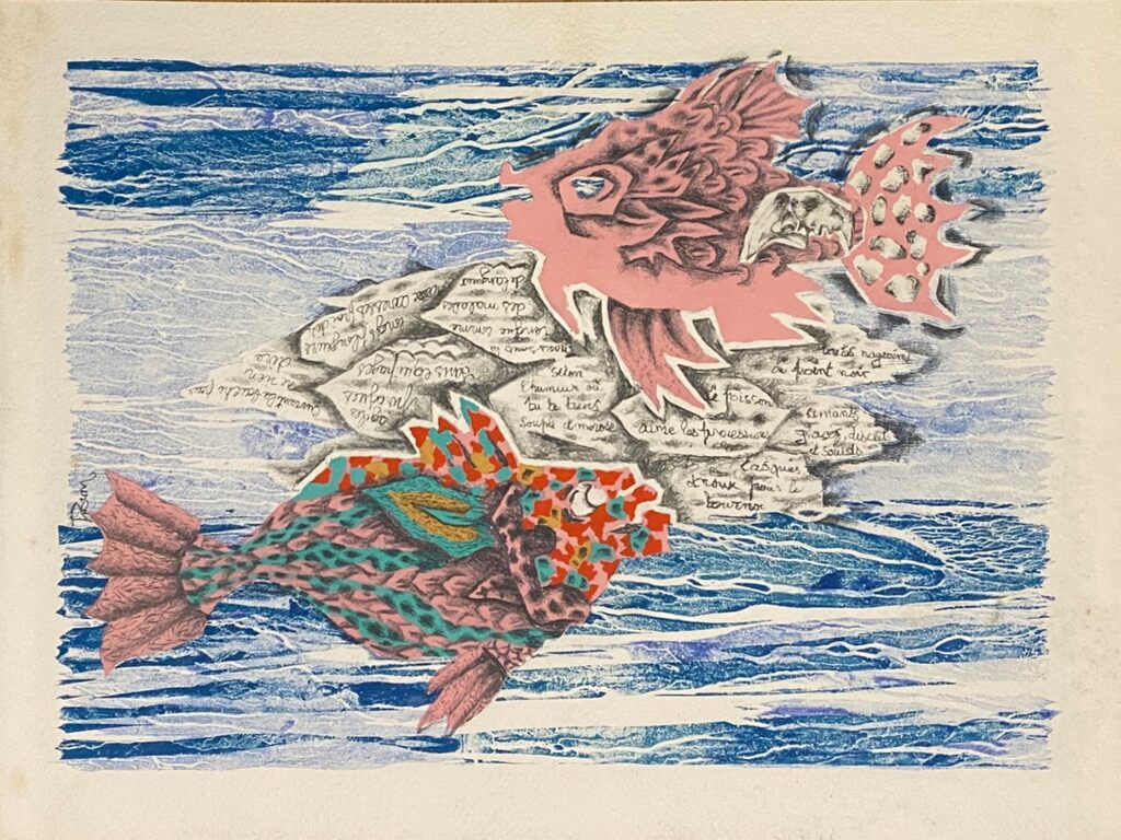 Du côté de l'ile Maurice, on l'appelle raf... by Jean Lurçat, 1965