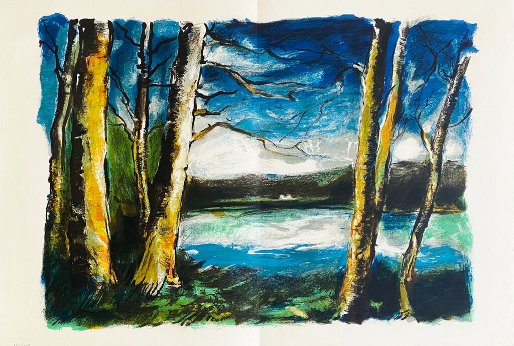 L'étang de Tardais by Maurice de Vlaminck, 1962