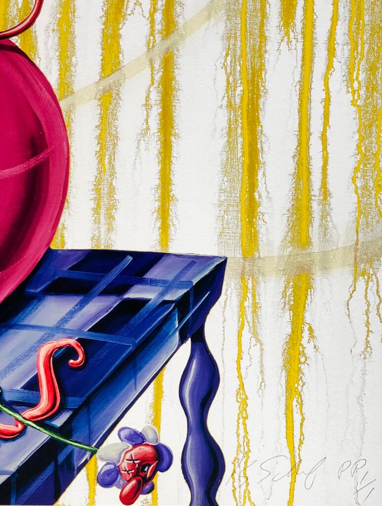 Flores Yellow by Kenny Scharf, 2020 (view 5)