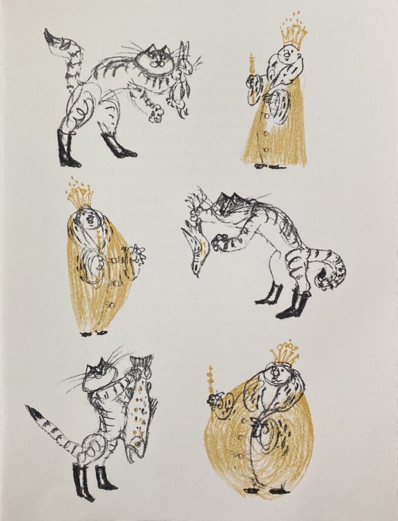 Le Chat botté et le roi by Hans Fischer ("Fis"), 1960