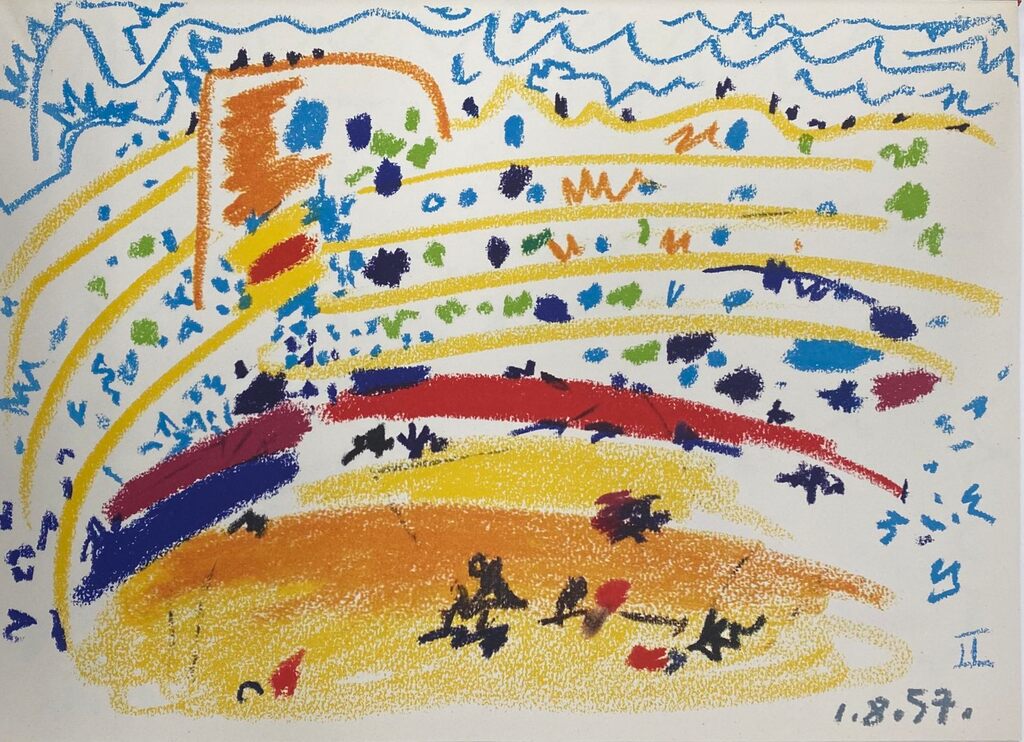 Toros y Toreros II de Pablo Picasso, 1961