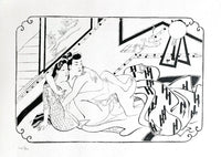 Japanese Shunga by Hishikawa Moronobu, 1961