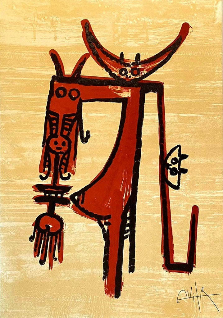 El último viaje del buque fantasma de Wifredo Lam, 1976