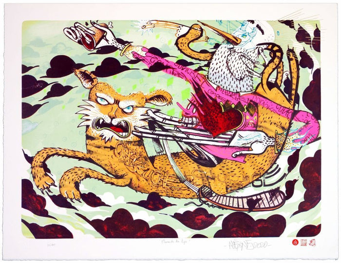 Ride the Tiger by Alëxone Dizac, 2020