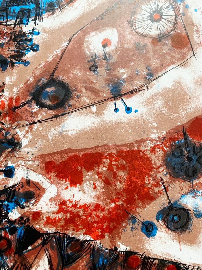 Mon village dans la pomme bleue by Theo Tobiasse, 1961 (view 4)