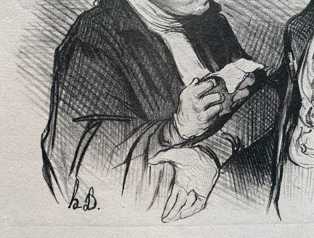 Court Scene by Honoré Daumier, 1918 (view 2)