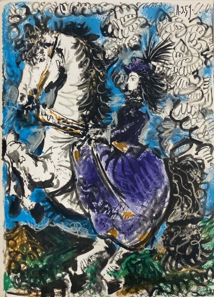 La cavalière de Pablo Picasso, 1961