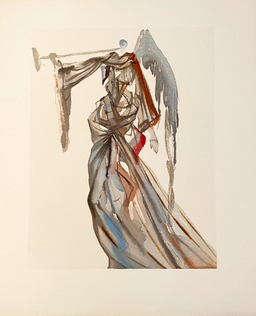 La Divine Comédie - Paradis 10 - L'Ange du soleil de Salvador Dalí, 1963