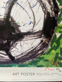 Football On The Field de Markus Lüpertz, 2006 (vue 3)