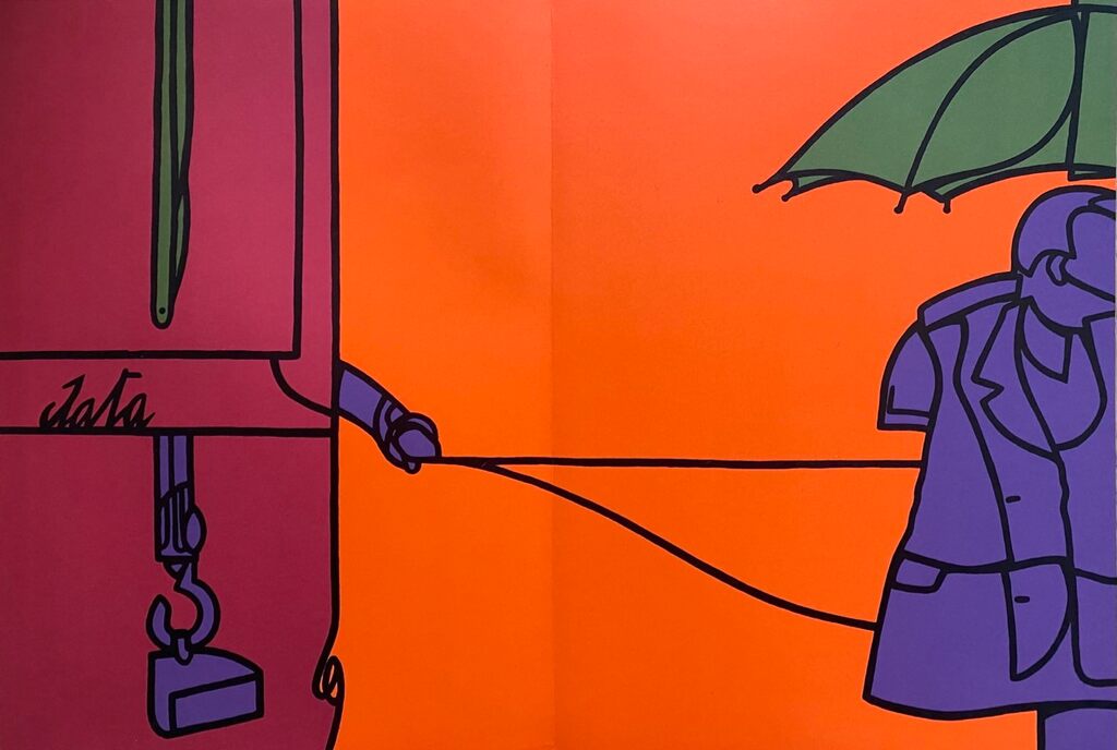 Jata by Valerio Adami, 1973