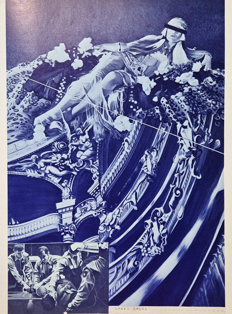 Opéra glacé №13 / Sphex Opéra de Jacques Monory, 1976