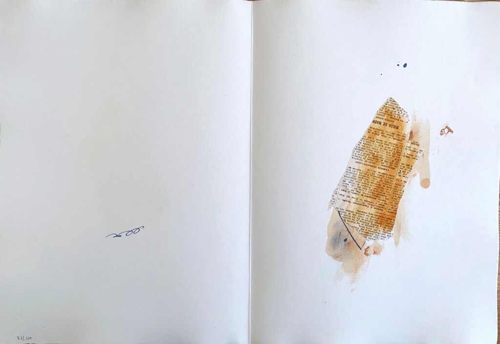 El pa a la Barca by Antoni Tàpies, 1963