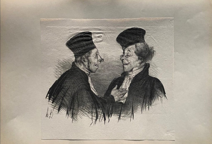 Court Scene de Honoré Daumier, 1918 (vue 2)