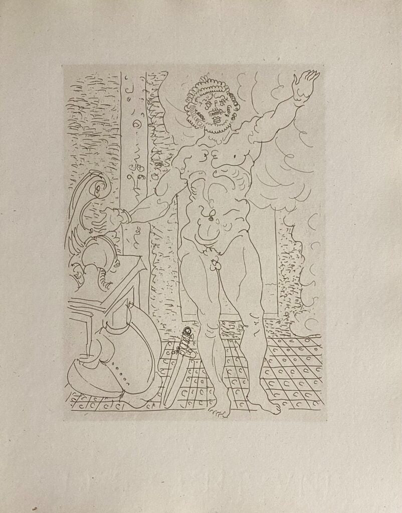 Léandre à Héro by André Derain, 1938