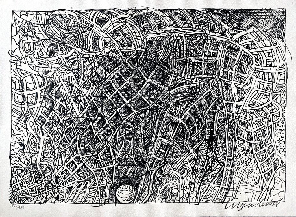 Kunstzug by Bernhard Luginbühl, 1991