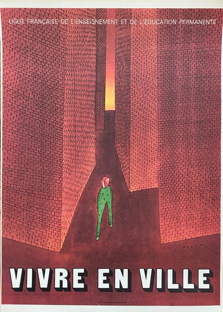 Vivre en ville by Jean Michel Folon, c. 2010