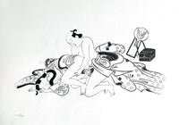Japanese Shunga by Furuyama Moroshige, 1961
