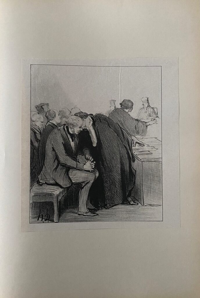 Court Scene by Honoré Daumier, 1918 (view 2)