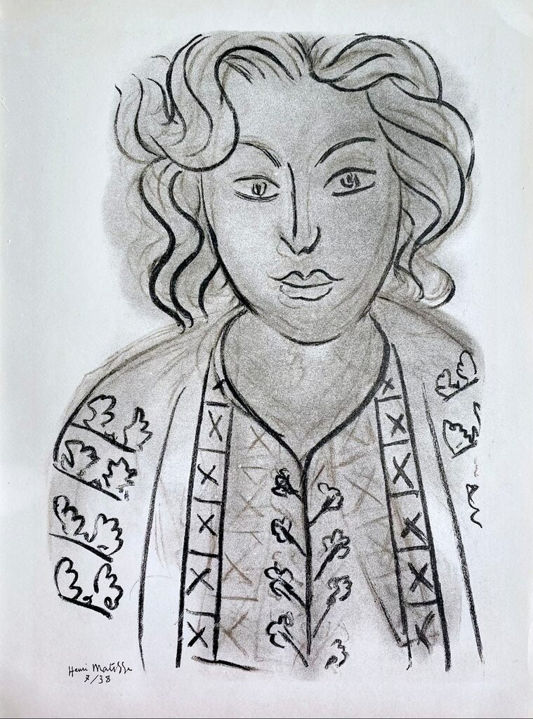 Tête by Henri Matisse, 1939