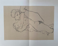 Reclining Nude, Left Leg Raised d'Egon Schiele, 2007