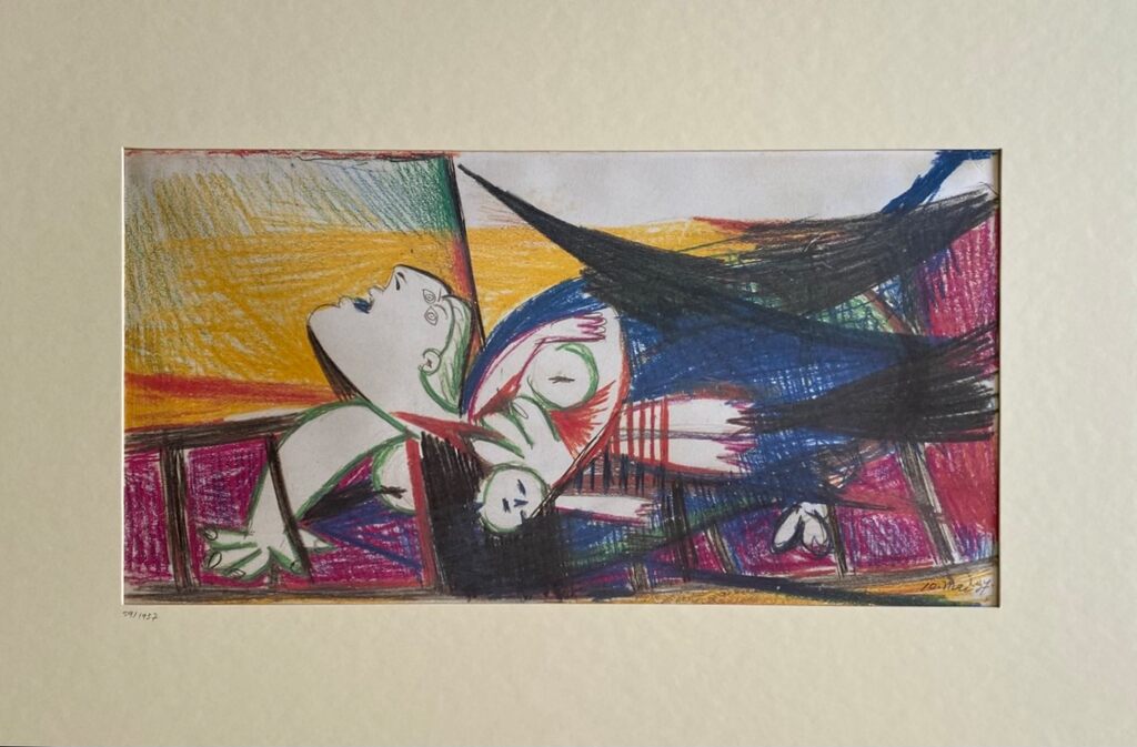 Guernica Study by Pablo Picasso, 1990