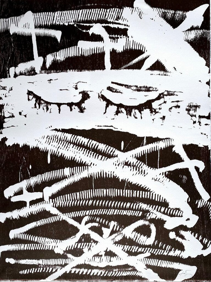 Artists Against Torture by Antoni Tàpies, 1993 (view 2)