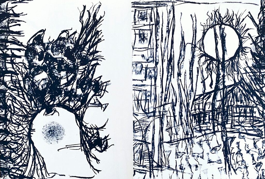 Untitled by Jean-Paul Riopelle, 1979 (view 2)